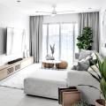 Nurul Aini's Abode | Product Seen: [Adonis Coffee Table – Rd600 / Rd800 (Ceramic) & Chimo Pouf / Ottoman – Small]